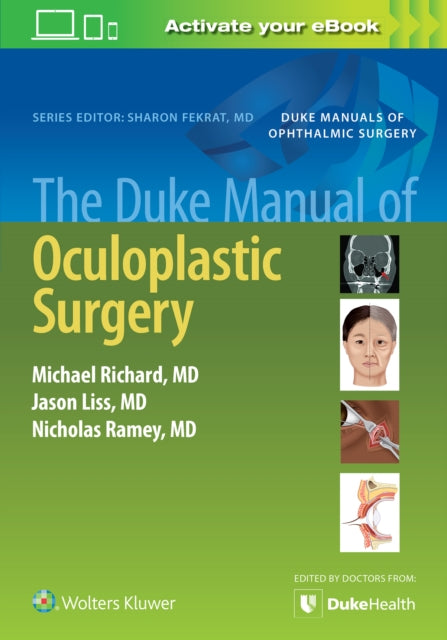 Book cover of: Duke Manual of Oculoplastic Surgery. By: Michael Richard