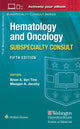 Book cover of: Washington Manual Hematology and Oncology Subspecialty Consult. By: VAN TINE