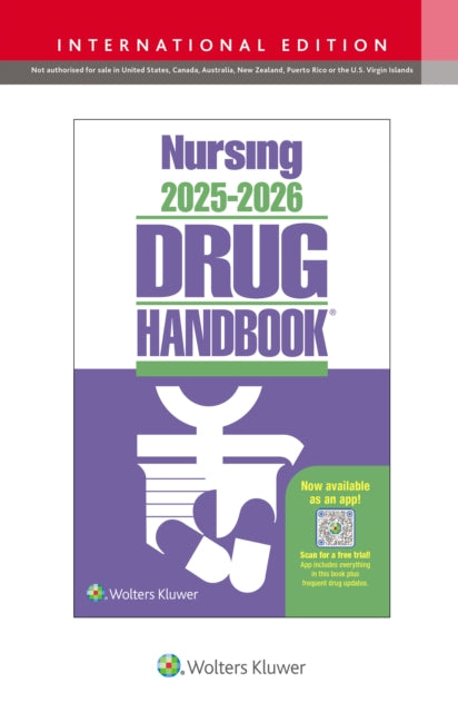 Book cover of: Nursing2025-2026 Drug Handbook. By: Lippincott  Williams & Wilkins