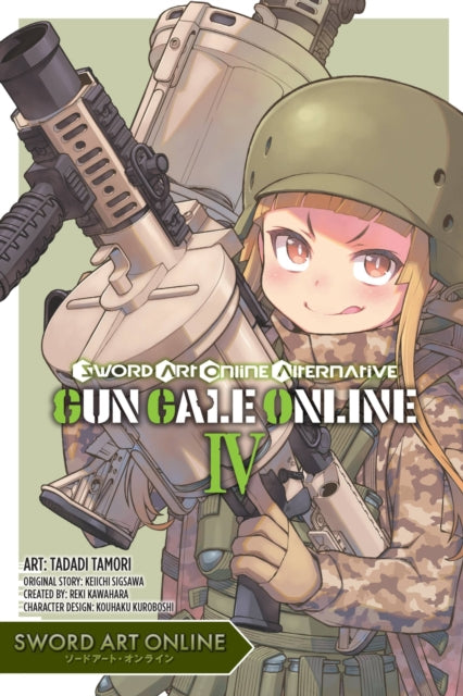 Book cover of: Sword Art Online Alternative Gun Gale Online, Vol. 4 (manga). By: Reki Kawahara