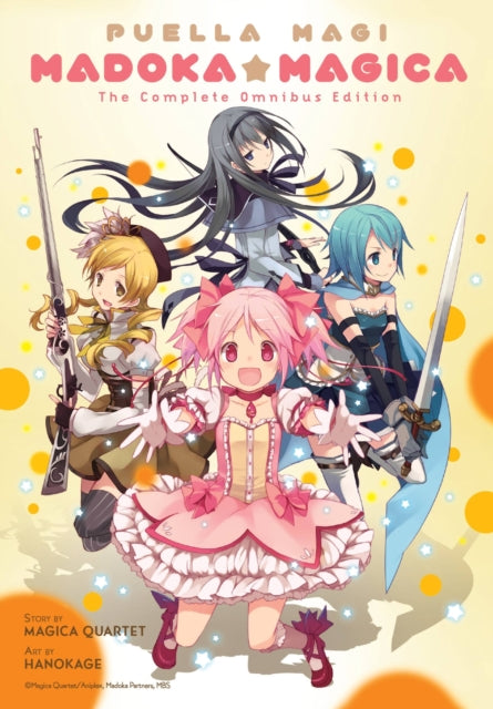 Book cover of: Puella Magi Madoka Magica. By: Magica Magica Quartet