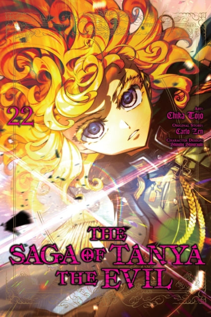 Book cover of: Saga of Tanya the Evil, Vol. 22 (manga). By: 篠月しのぶ