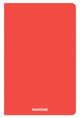 Book cover of: Pantone Official Red 5.25 X 8.25 Inch Lined Compact Journal Non-Dated
