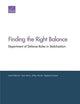 Book cover of: Finding the Right Balance. By: Linda Robinson