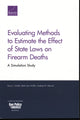 Book cover of: Evaluating Methods to Estimate the Effect of State Laws on Firearm Deaths. By: SCHELL
