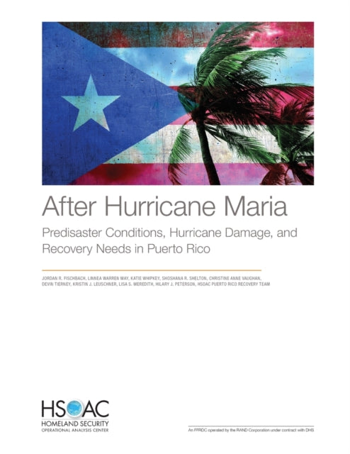 Book cover of: After Hurricane Maria. By: Jordan R. Fischbach