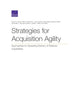 Book cover of: Strategies for Acquisition Agility. By: Philip S. Anton