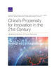 Book cover of: China's Propensity for Innovation in the 21st Century. By: Steven W. Popper