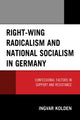 Book cover of: Right-Wing Radicalism and National Socialism in Germany. By: Ingvar Kolden