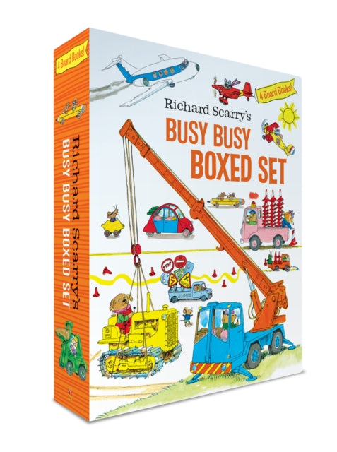 Book cover of: Richard Scarry's Busy Busy Boxed Set. By: Richard Scarry