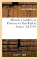 Book cover of: Offrande A La Patrie, Ou Discours Au Tiers-Etat de France