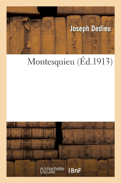 Book cover of: Montesquieu