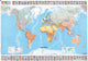 World - Michelin rolled & tubed wall map Encapsulated