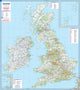 Book cover of: Great Britain & Ireland - Michelin rolled & tubed wall map Paper