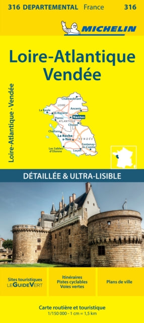 Book cover of: Loire-Atlantique Vendee - Michelin Local Map 316