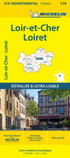 Book cover of: Loiret Loir-et-Cher - Michelin Local Map 318