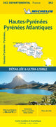 Book cover of: Hautes-Pyrenees Pyrenees-Atlantiques - Michelin Local Map 342