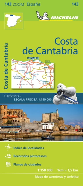 Book cover of: Costa de Cantabria - Zoom Map 143