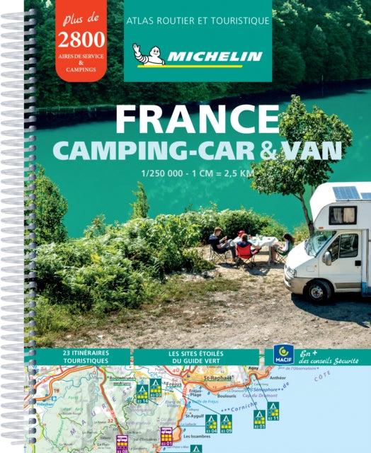 Book cover of: France - Camping Car & Van Atlas. By: Michelin