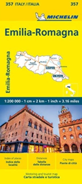 Book cover of: Emilia Romagna - Michelin Local Map 357