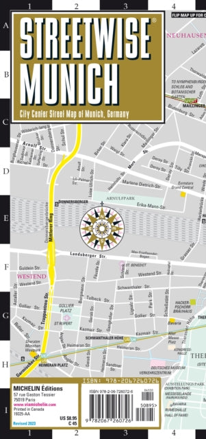 Book cover of: Streetwise Edinburgh Map - Laminated City Center Street Map of Edinburgh, Scotland: City Plans