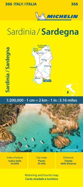 Book cover of: Sardinia - Michelin Local Map 366