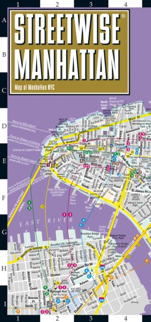 Book cover of: Streetwise Manhattan Map - Laminated City Center Street Map of Manhattan, New York