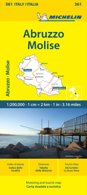 Book cover of: Abruzzo & Molise - Michelin Local Map 361