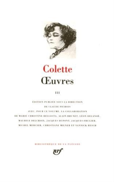 Book cover of: Oeuvres vol. 3. By: Colette