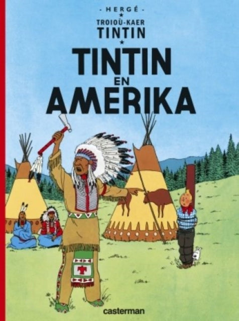 Book cover of: Tintin: Tintin En Amerika (Breton). By: Hergé