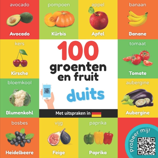 Book cover of: 100 groenten en fruit in duits