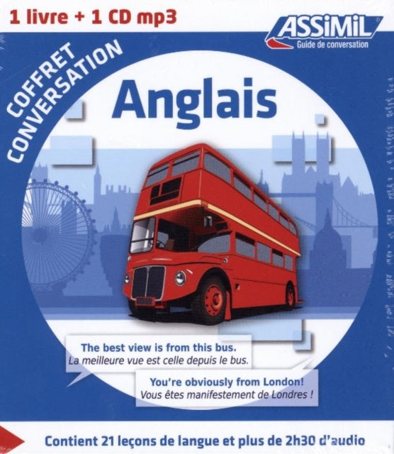 Book cover of: Coffret conversation anglais (guide +1 CD audio)