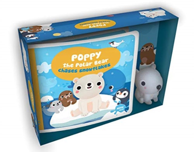 Book cover of: Poppy the Polar Bear Chases Snowflakes