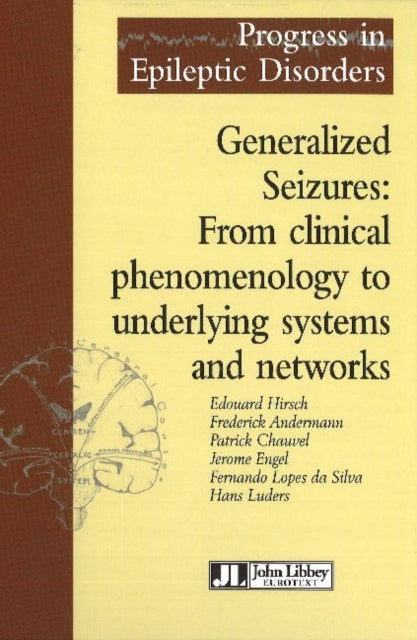 Book cover of: Generalized Seizures. By: Edouard Hirsch
