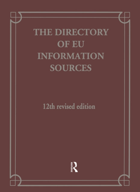 Book cover of: Directory Of EU Information Sources