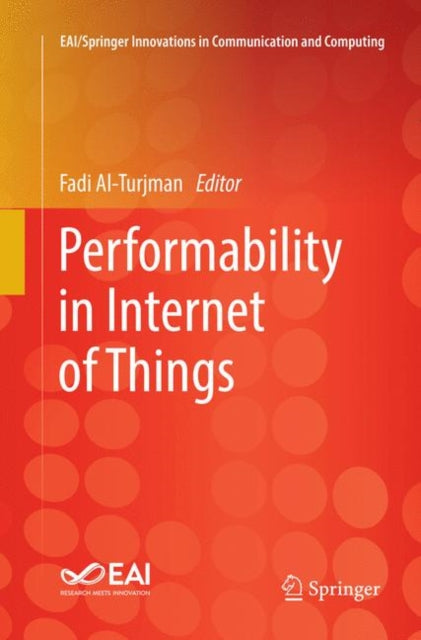 Book cover of: Performability in Internet of Things. By: Fadi Al-Turjman