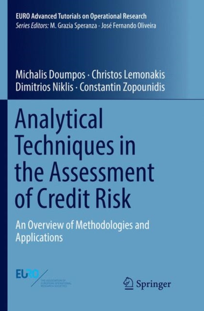 Book cover of: Analytical Techniques in the Assessment of Credit Risk. By: Michalis Doumpos