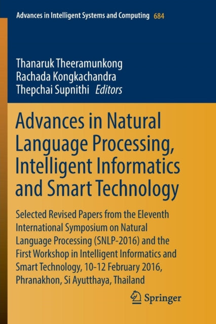 Advances in Natural Language Processing, Intelligent Informatics and Smart Technology