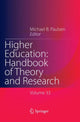Book cover of: Higher Education: Handbook of Theory and Research. By: Michael B. Paulsen