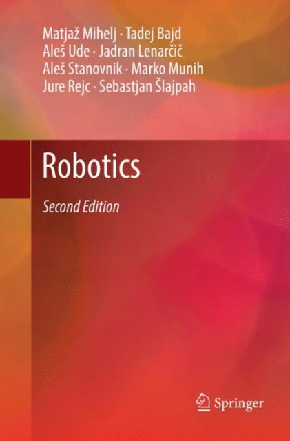 Book cover of: Robotics. By: Matjaž Mihelj