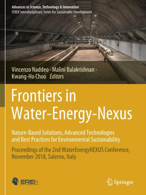 Book cover of: Frontiers in Water-Energy-Nexus—Nature-Based Solutions, Advanced Technologies and Best Practices for Environmental Sustainability. By: Vincenzo Naddeo