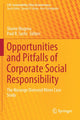 Book cover of: Opportunities and Pitfalls of Corporate Social Responsibility. By: Shame Mugova