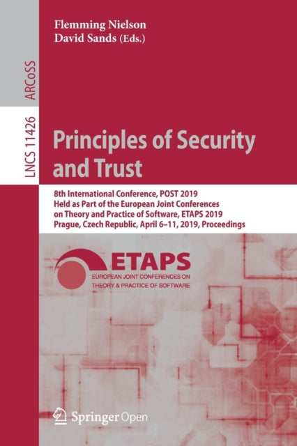 Book cover of: Principles of Security and Trust. By: Flemming Nielson