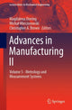 Book cover of: Advances in Manufacturing II. By: Magdalena Diering