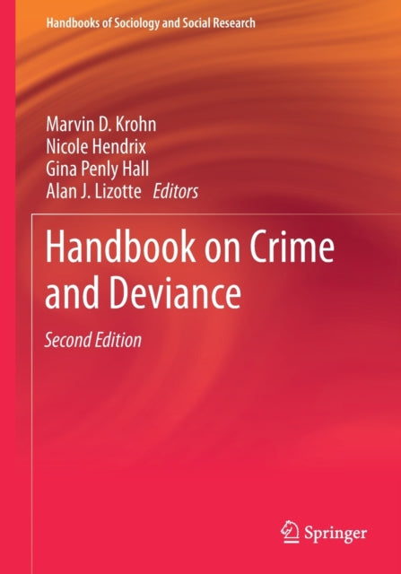 Book cover of: Handbook on Crime and Deviance. By: Marvin D. Krohn