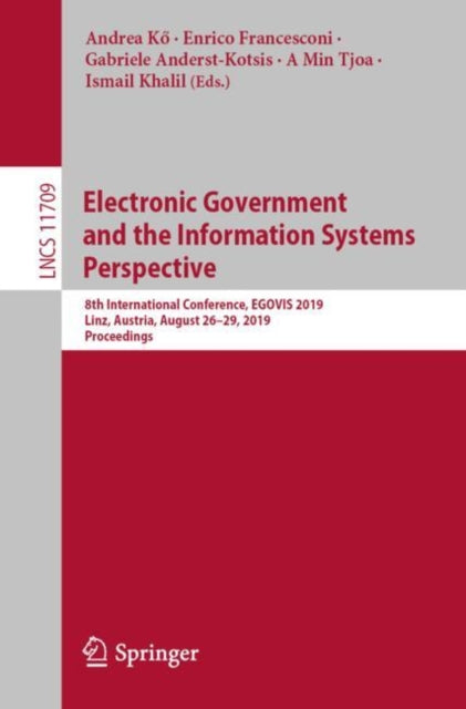 Book cover of: Electronic Government and the Information Systems Perspective. By: Andrea Kő