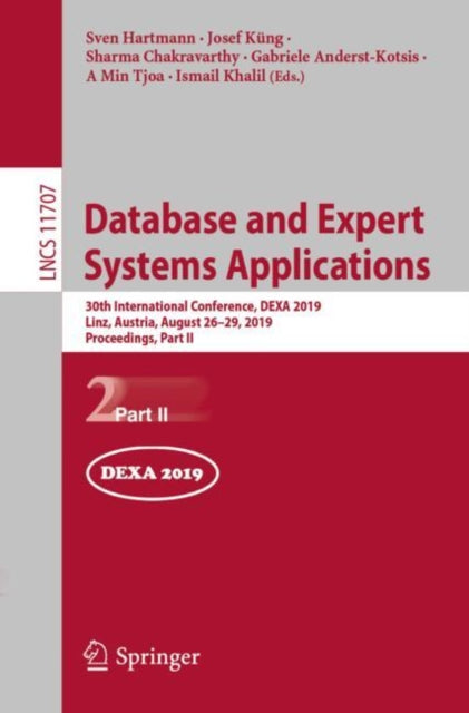Book cover of: Database and Expert Systems Applications. By: Sven Hartmann