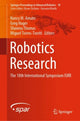 Book cover of: Robotics Research. By: Nancy M. Amato