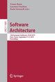 Book cover of: Software Architecture. By: Tomas Bures