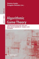 Book cover of: Algorithmic Game Theory. By: Dimitris Fotakis
